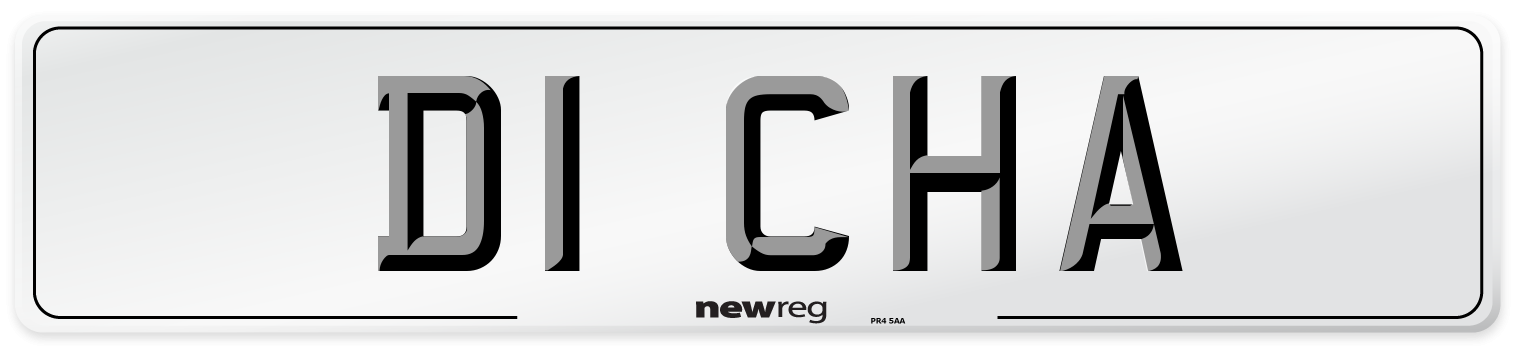 D1 CHA Number Plate from New Reg